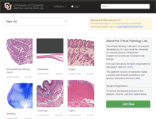 Tablet Screenshot of leeshistology.com